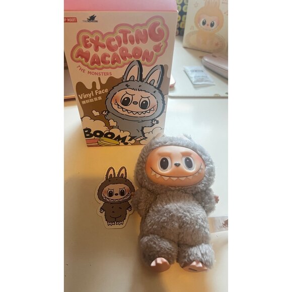 Authentic Labubu Exciting Macaron - Sesame Bean - Picture 3 of 12